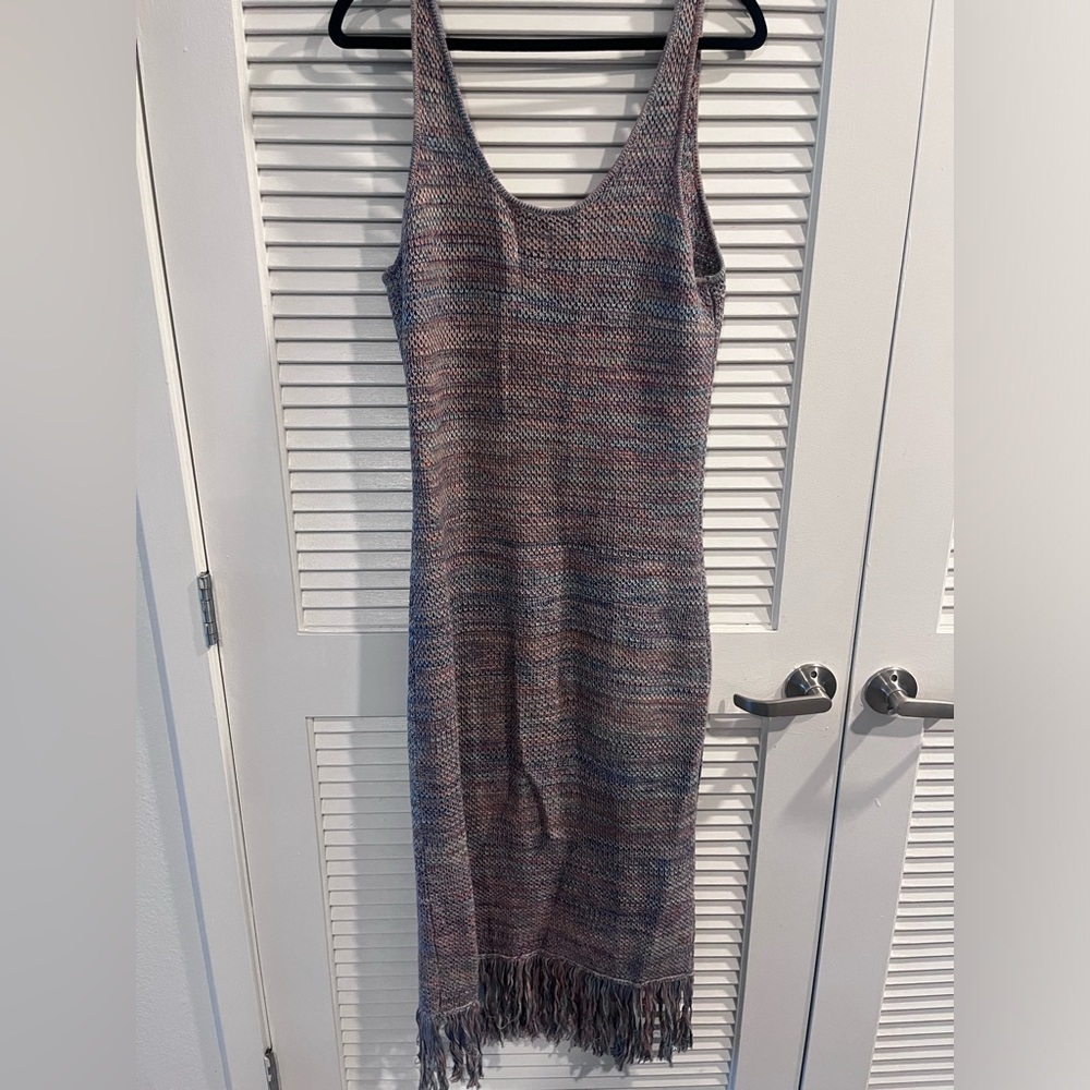Target Future Collective knit ombré fringe midi dress